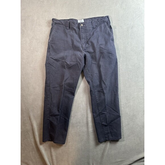 Tyndale FR Pants 37x30 Gray Flame Resistant Work Made In USA Cat 2 NFPA 2112 - Picture 1 of 5